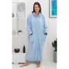 ADR Women's Zip Up Fleece Robe, Soft Warm Plush Oversized Zipper Bathrobe - 4 of 4