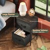 Nightstand Set of 2, 2 Drawer Dresser for Bedroom, End Table for Bedroom, College Dorm - 3 of 4