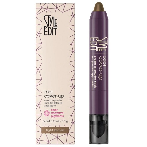 Style Edit Root Cover Up Stick (LIGHT BROWN) - Instant Root Concealer to Touch up And Cover Roots and Grays (0.11 oz) - image 1 of 3