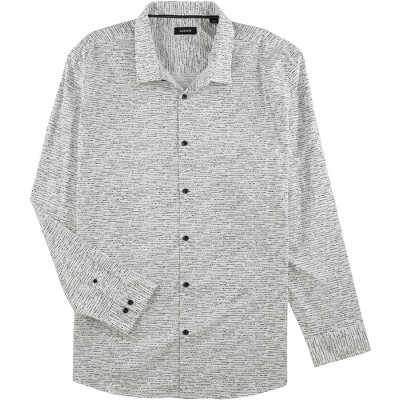 Alfani Mens Craven Dash Button Up Shirt