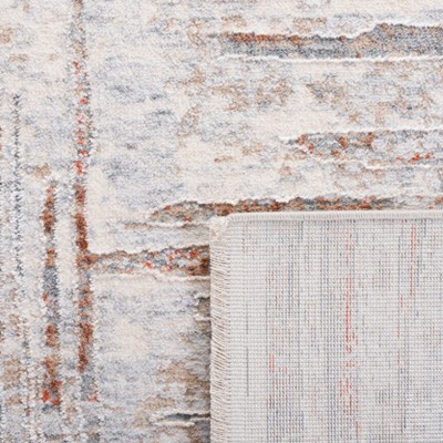 Marmara Blue Spot 9' x 12' Stain-Resistant Viscose Area Rug