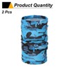 Unique Bargains Breathable Fishing Cycling Sunscreen Bandana Neck Gaiter Face Masks 2 Pcs - 3 of 4