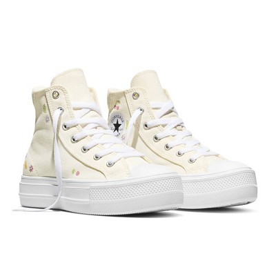 Женские кроссовки Converse Women's Platform High Top Sneakers - Cream Fruit 6.5 — фото 6