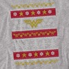 Men's DC Wonder Woman Christmas Sweater T-Shirt - 2 of 4