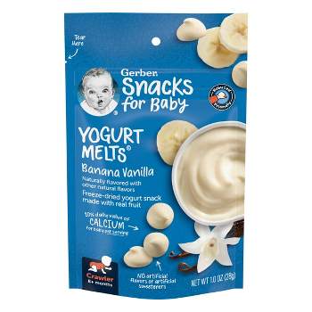 Gerber Yogurt Melts Banana Vanilla - 1oz