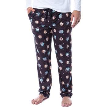 Rick and Morty Mens' Face Expressions Toss Print Pajama Sleep Lounge Pants