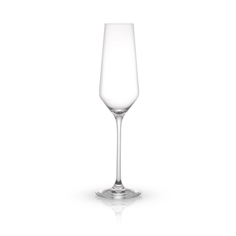 JoyJolt Layla Crystal Champagne Flute Glasses - Set of 8 Champagne Glasses – 6.7 oz, 6 of 12