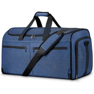 2-in-1 Convertible Carry On Garment Duffle Bag, Hanging Suitcase with Shoe Compartment - 1 of 4