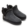 Dearfoams Women's Felted and Plaid Boot Slipper - 3 of 4