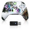 Aukfa X15 PC Controller: Hall joysticks/triggers, RGB, no drift. Wireless Bluetooth for PC, Android, Steam, Switch,White - 3 of 4