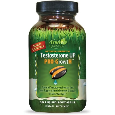 Irwin Naturals Optimum-Strength Testosterone Up Pro-Growth 60 Softgels.