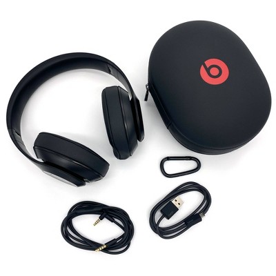 Beats Studio3 Bluetooth Wireless Noise Cancelling Over-Ear Headphones -  Matte Black - Target Certified Refurbished