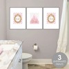 Big Dot of Happiness Little Princess Crown - Unframed Wash, Brush, Flush - Pink and Gold Princess Bathroom Wall Art - 8 x 10 inches - Set of 3 Prints - 3 of 4
