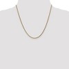 Black Bow Jewelry 1.8mm 14k Yellow Gold Solid Diamond Cut Spiga Chain Necklace - 2 of 4