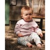 Deux par Deux Girl Organic Cotton Evolutive Pant and Long Sleeve Top Set Neutral Purple - 2 of 4
