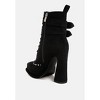 Punk Nomad Harness Detail Lace Up Boots - 3 of 4