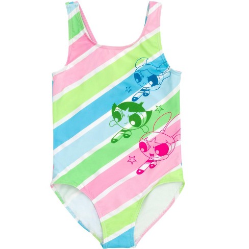 JoJo Siwa Big Girls One-Piece Bathing Suit Multicolor 10-12