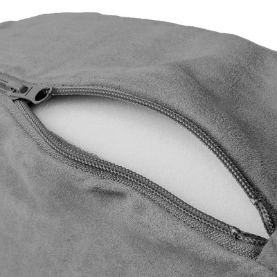Gray Medium Orthopedic Foam Hooded Dog Bed