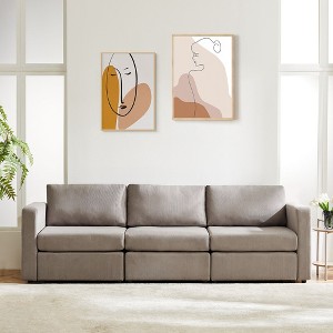 JIONJOY 105.51  Upholstered Sofa | Grey - 1 of 4