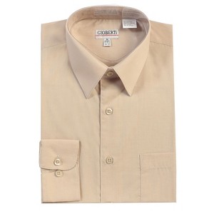Gioberti Men's Long Sleeve Solid Dress Shirt - 1 of 2