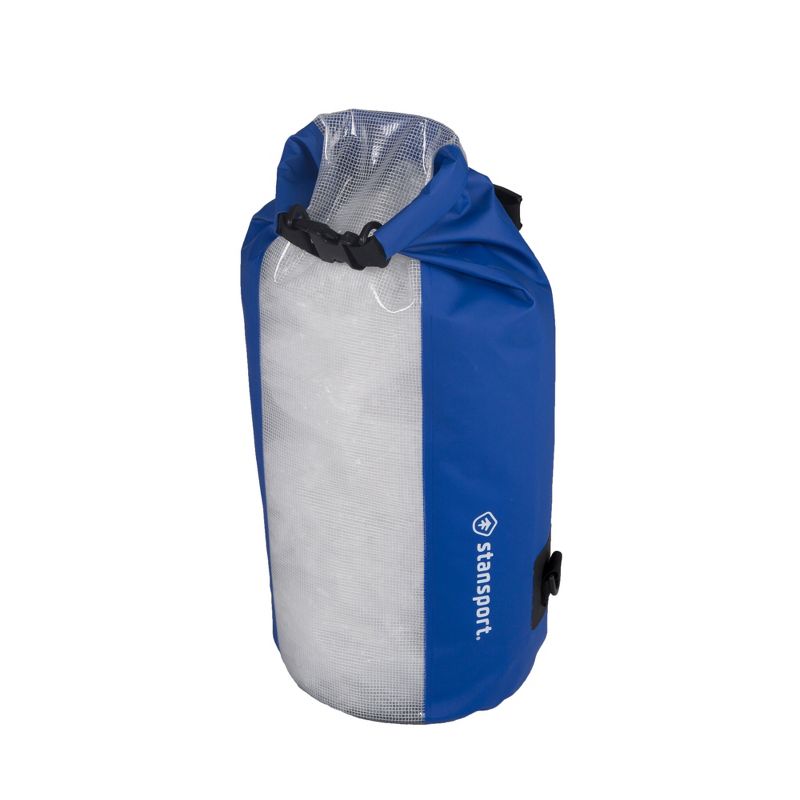 Stansport Waterproof Dry Gear Bag With Clear Front Panel 20L Blue, 1 of 15