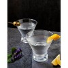 JoyJolt Afina Collection Cocktail Glasses Set - Set of 8 Martini Glasses - 8-Ounces - 4 of 4