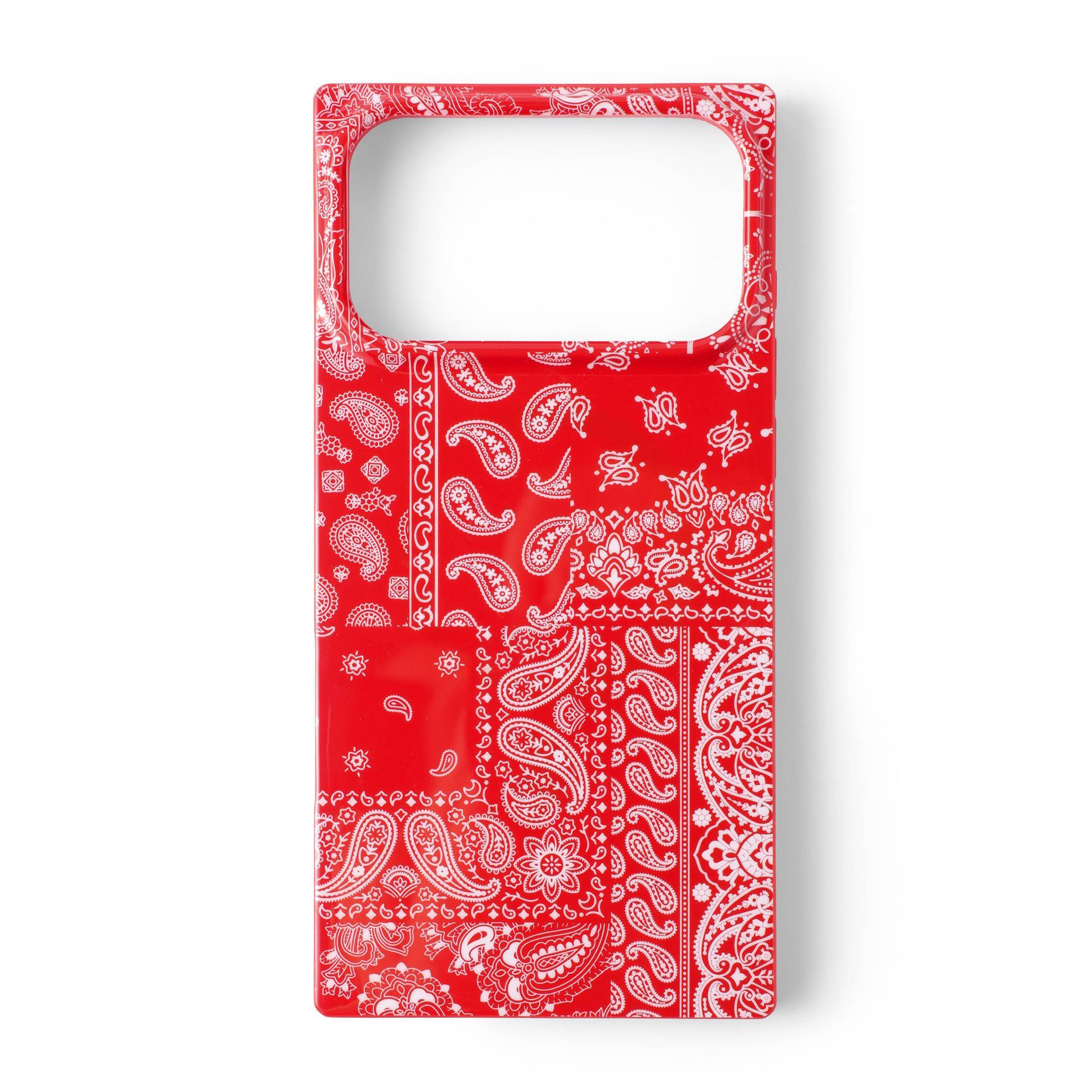 Hello Lux Red Bandana Square iPhone Case - 17 Pro Max