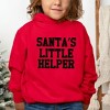The Juniper Shop Santa's Little Helper Words Toddler Graphic Hoodie - 2 of 3