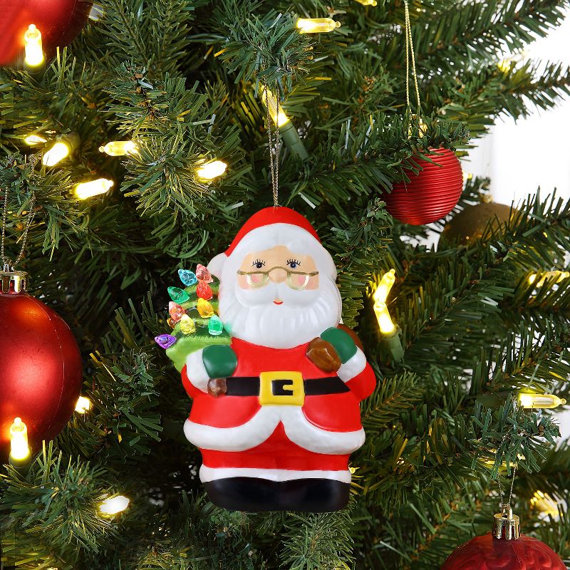 Mr. Christmas Mini Nostalgic Ceramic LED Christmas Decoration Figurine, 3 of 5