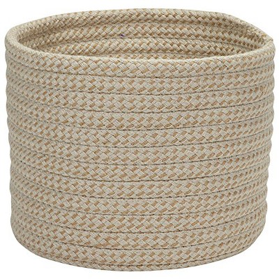 Colonial Mills Softex Check Utility Basket, 14 by 10-Inch, Pale Banana