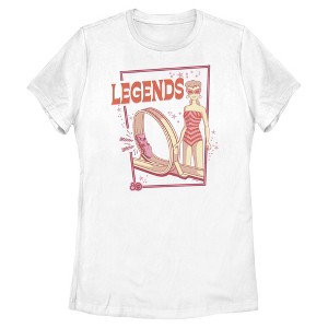 Womens Mattel Hot Wheels and Barbie Legends T Shirt - 1 of 4
