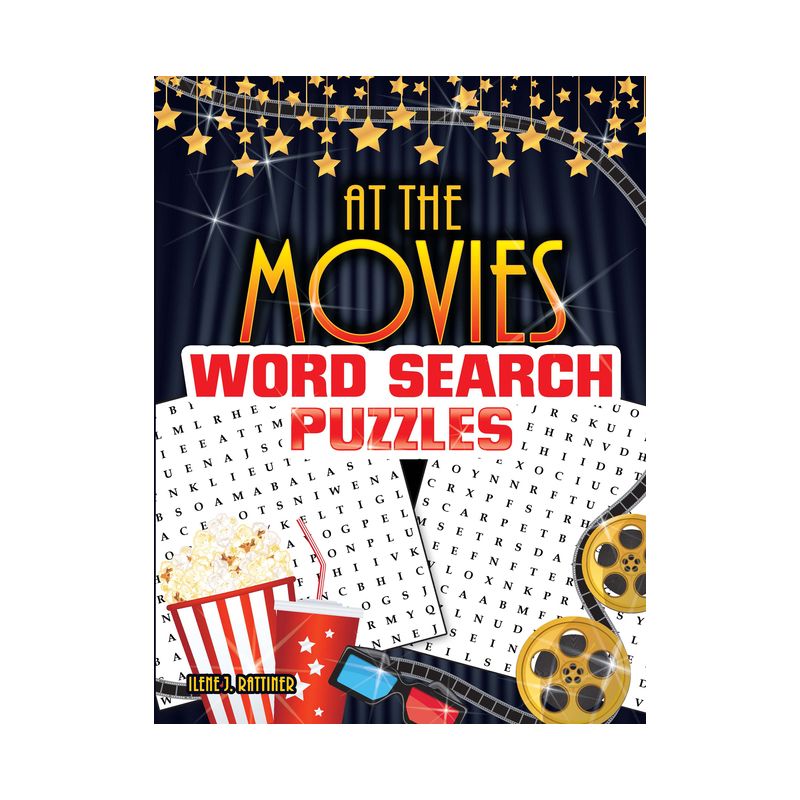 At the Movies Word Search Puzzles - (Dover Brain Games) by  Ilene J Rattiner (Paperback), 1 of 2