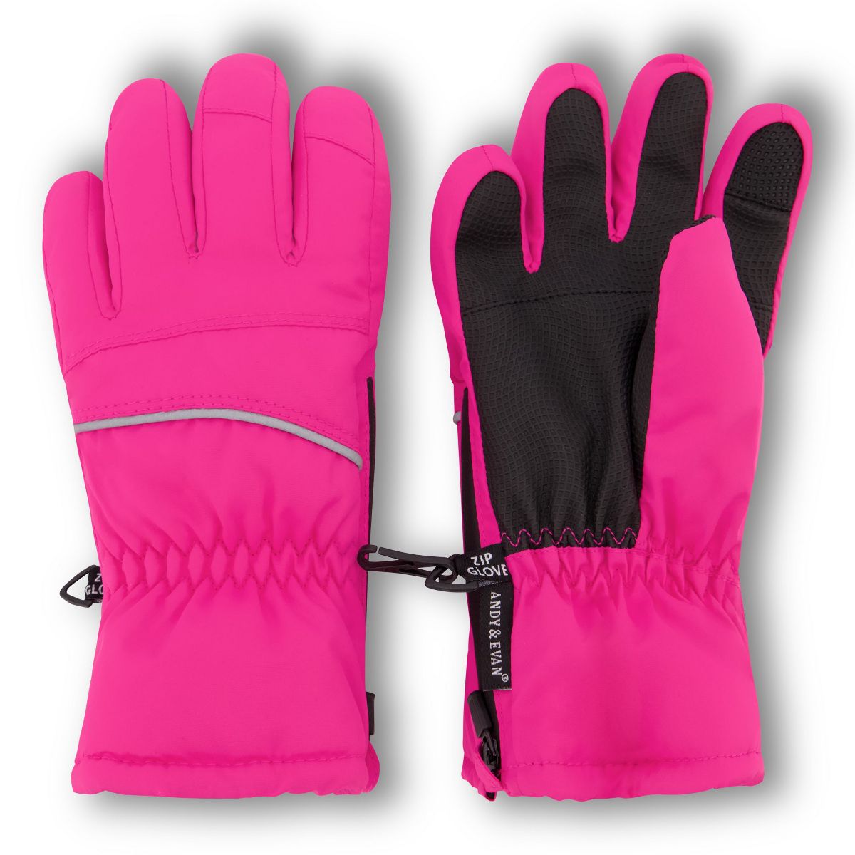 Andy & Evan Toddler Kids Zipper Gloves - thumbnail 8