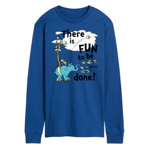 Men's - Dr. Seuss - Fun To Be Done Long Sleeve Graphic T-Shirt - 1 of 4