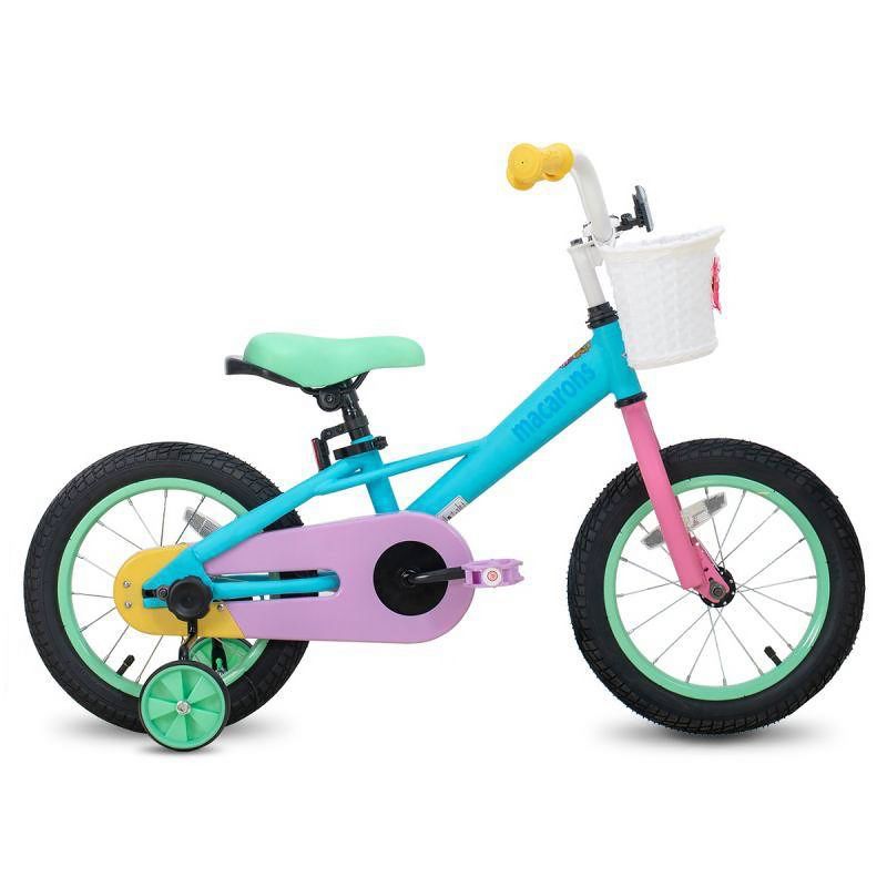 Joystar Macaroon 14 Inch Ages 3 to 5 Kids Boys Girls Toddler Balance Training Wheels Coast Brake Bike Bicycle, Pastel, 2 of 7