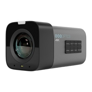 PTZOptics Studio 4K Gray Camera with 12x Zoom and NDI HX2 Connectivity - 1 of 3