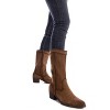 Refresh Women's Italian Western Suede Boots 172127 - 3 of 4