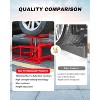 Heavy-Duty Hydraulic Car Ramps 5T Capacity - Adjustable 9.3-14 Inch Height for Cars, SUVs, and Light Trucks - 3 of 4