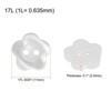 Unique Bargains Resin 2-Hole Craft Replacement Flower Sewing Buttons 150 Pcs - 2 of 4