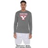Men's Youngstown State University Adult Sport Long Sleeve Shirt Primary Logo - 3 of 4