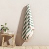 100% Cotton Stripe Border Oversized Beach Towels - Great Bay Home - 3 of 4
