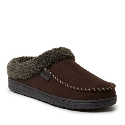 Men's brendan perforated discount microsuede clog slipper