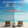 NicBex Patio Umbrella Waterproof, UV-Proof Beach Umbrella with Crank Lift and Tilt, Sun Shades, Outdoor Umbrellas for Patio, Pool - 2 of 4