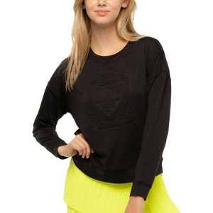 Women's ROUND NECK LONG SLEEVE TOP - Lucky in Love - 1 of 3