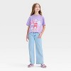 Girls' Feelin' Mallow Squishmallows Oversized Short Sleeve Graphic T-Shirt - Purple - 4 of 4