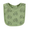 Hudson Baby Infant Boys Cotton Bibs, Boy Farm, One Size - 4 of 4