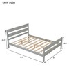 Wood Platform Bed with Headboard and Footboard RE-ModernLuxe - 3 of 4