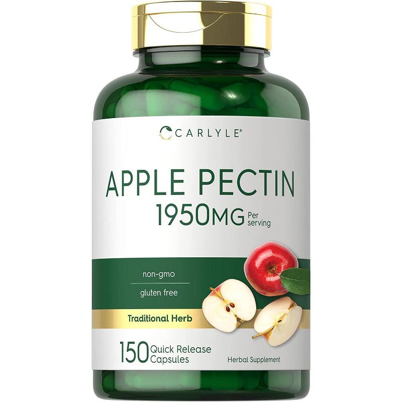 Carlyle Apple Pectin 1950mg | 150 Capsules, 1 of 3