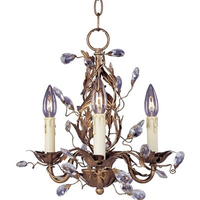Maxim Lighting Elegante 3 - Light Chandelier in  Etruscan Gold