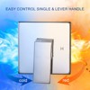 WOWOW Single Handle 7-Spray Patterns Shower Faucet 1.8 GPM with Corrosion Resistant in - 4 of 4